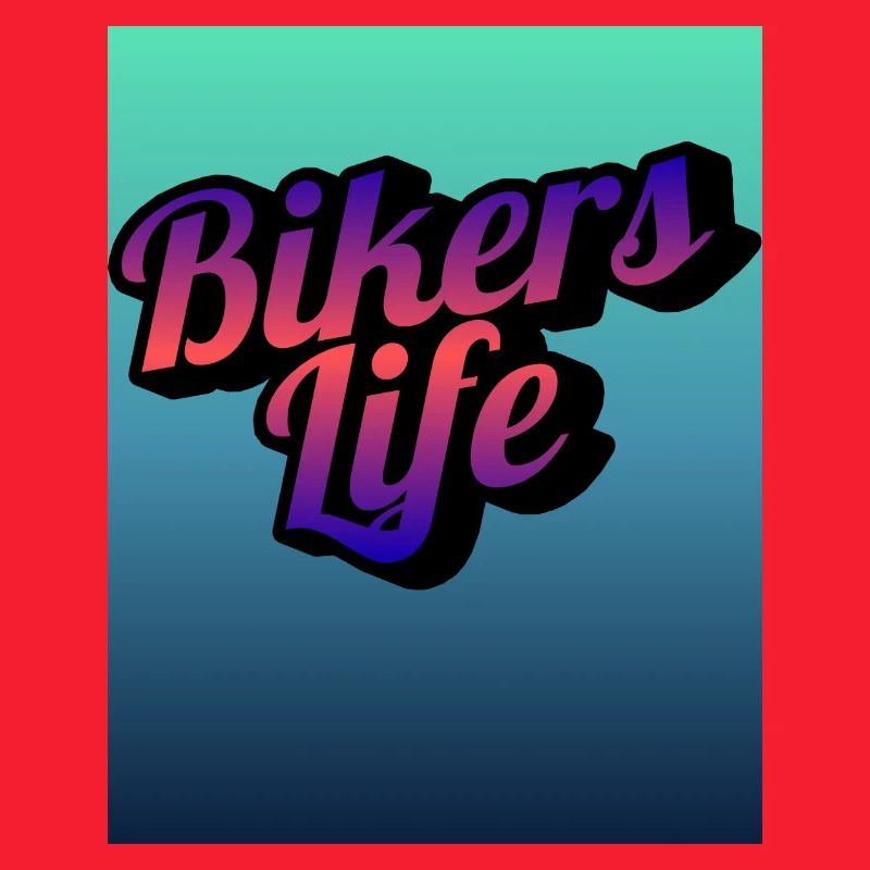 Biker Lebensgradient
