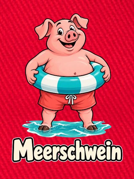 Meerschwein im Urlaub