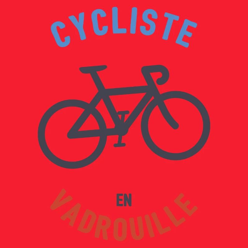 Radfahrer im Mopp