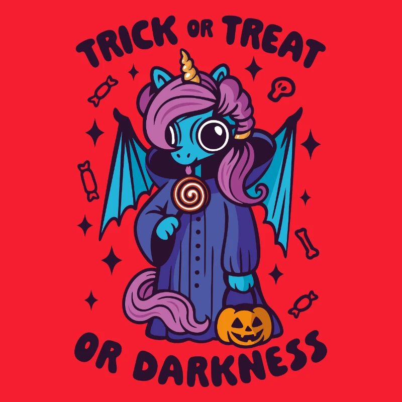 Dark Candy Unicorn - Süßes oder Saures oder Dunkelheit