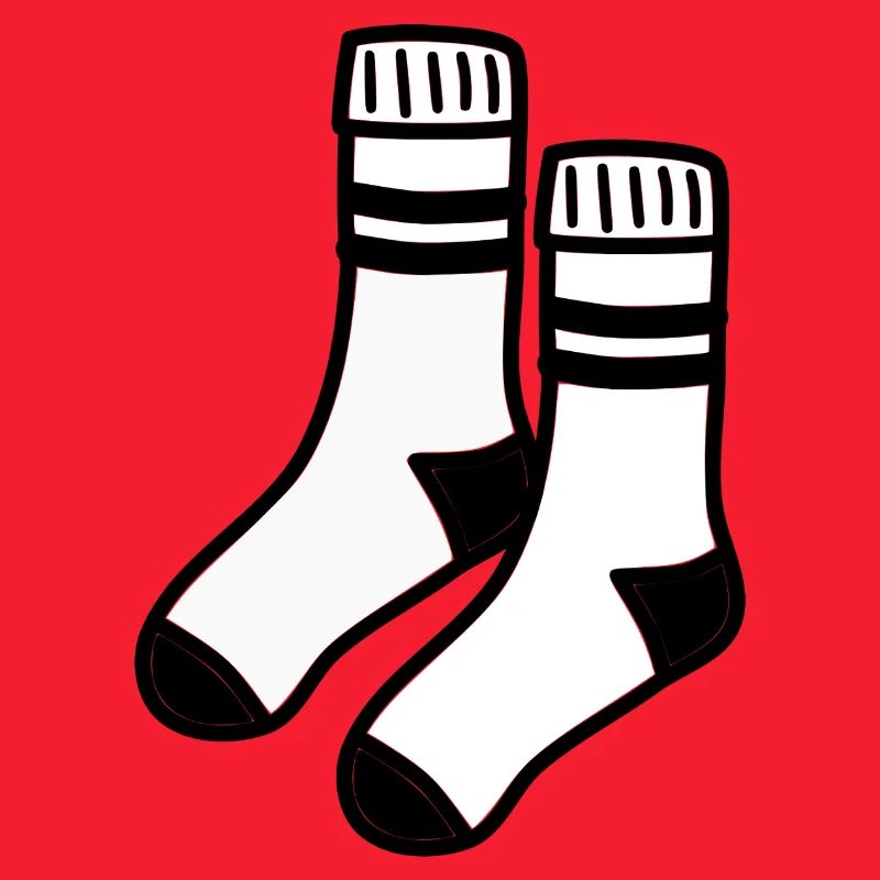 Weiße Socken