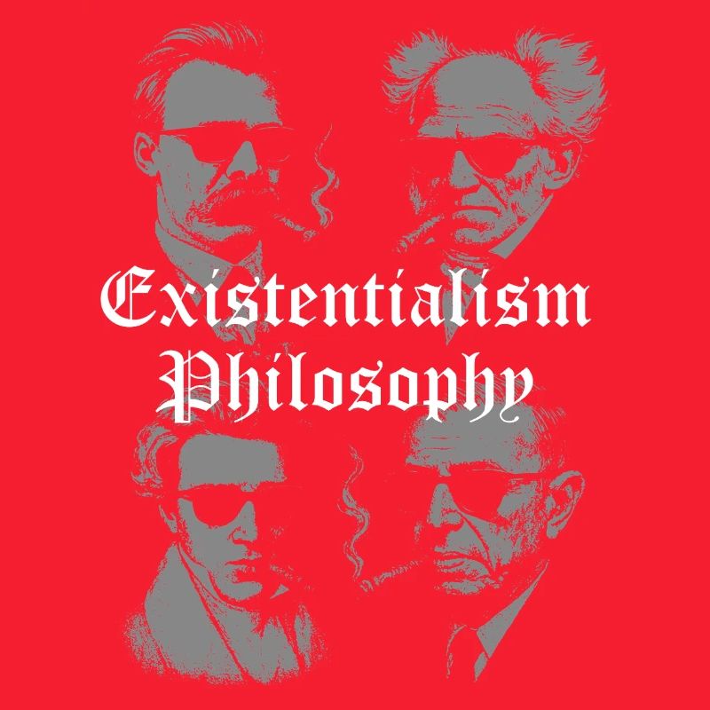 Existentialismus Philosophie Porträts