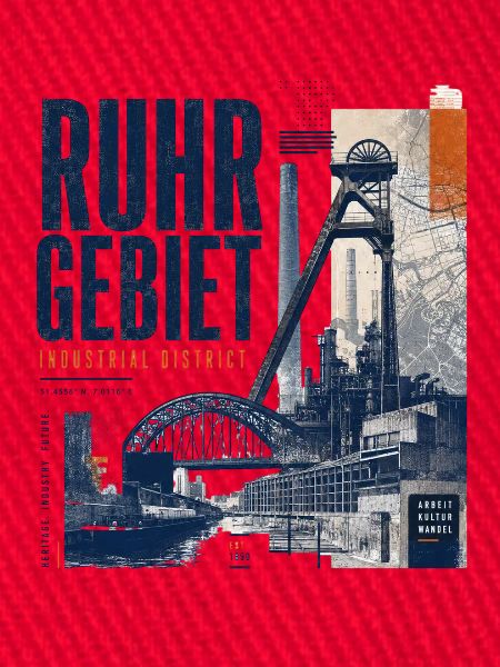 Ruhrgebiet Industrie Collage