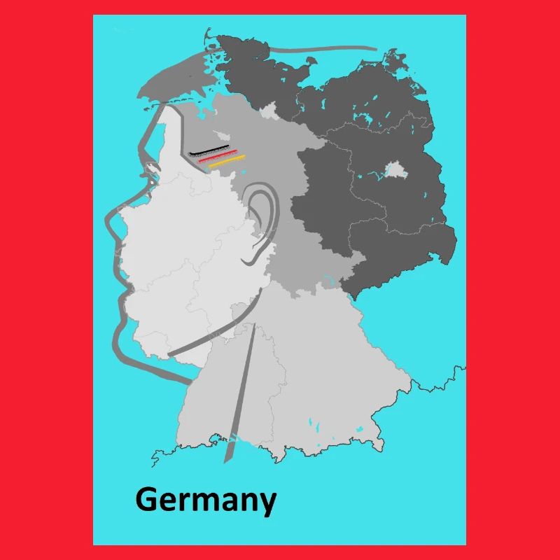 Germany Gradient Map
