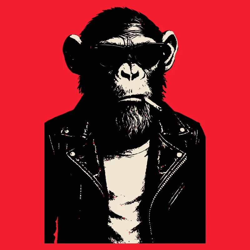 Monkey Rebel Lederjacke
