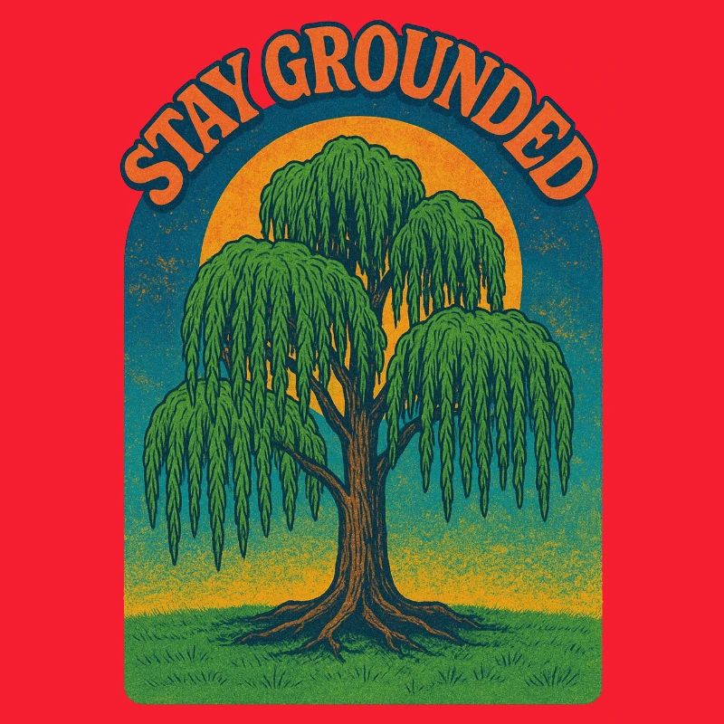 Stay Grounded Willow Sunset