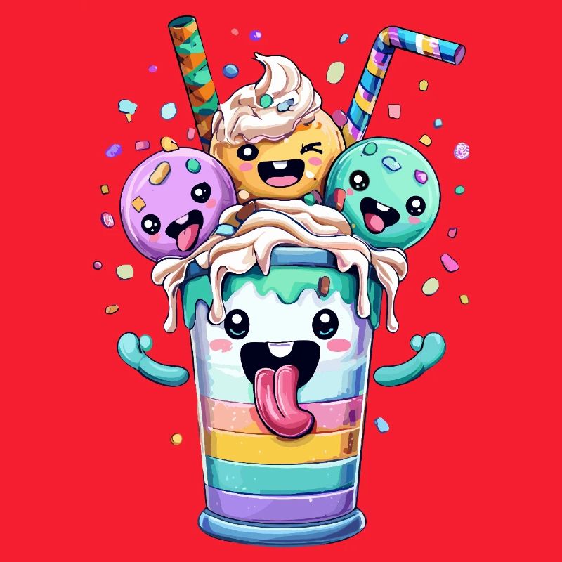 Regenbogen-Smoothie Party