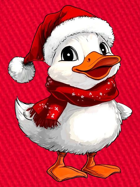 Weisses Entchen Weihnachten