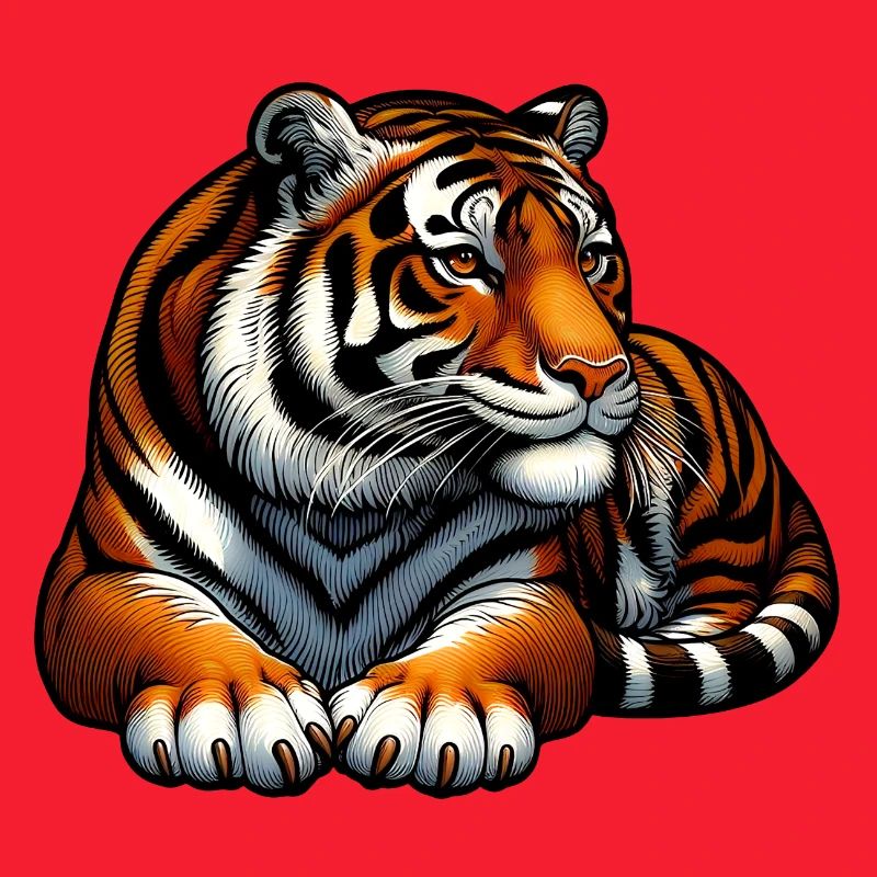 Tigre Gros Chat: Chat Géant!