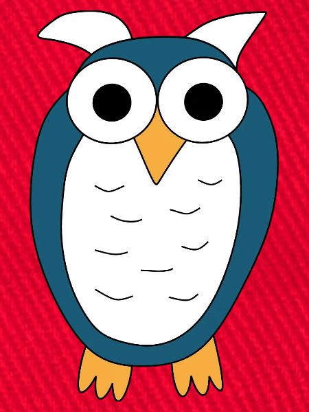 Eule blaue Eule