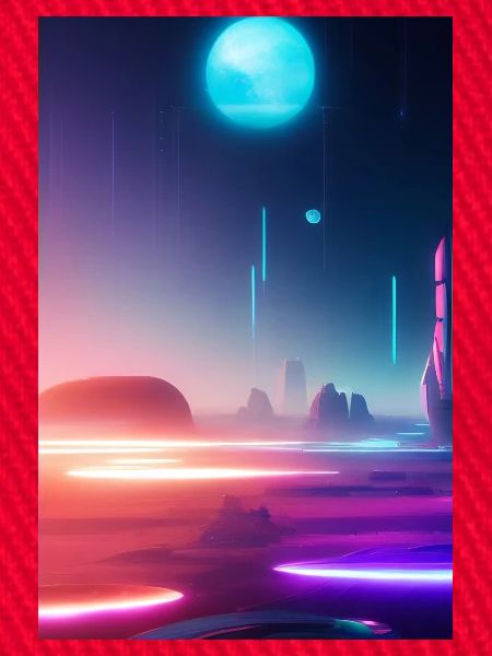 Futuristisches Weltall