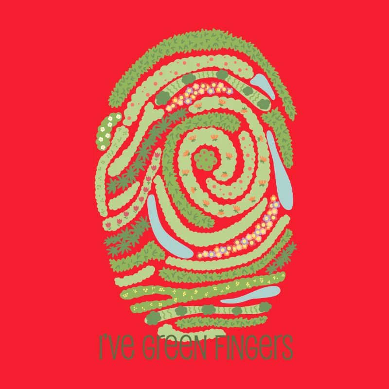 Garten-Fingerabdruck