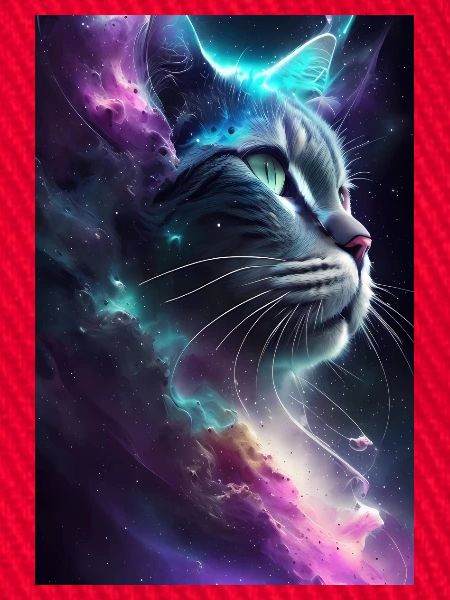 Katze im Weltall
