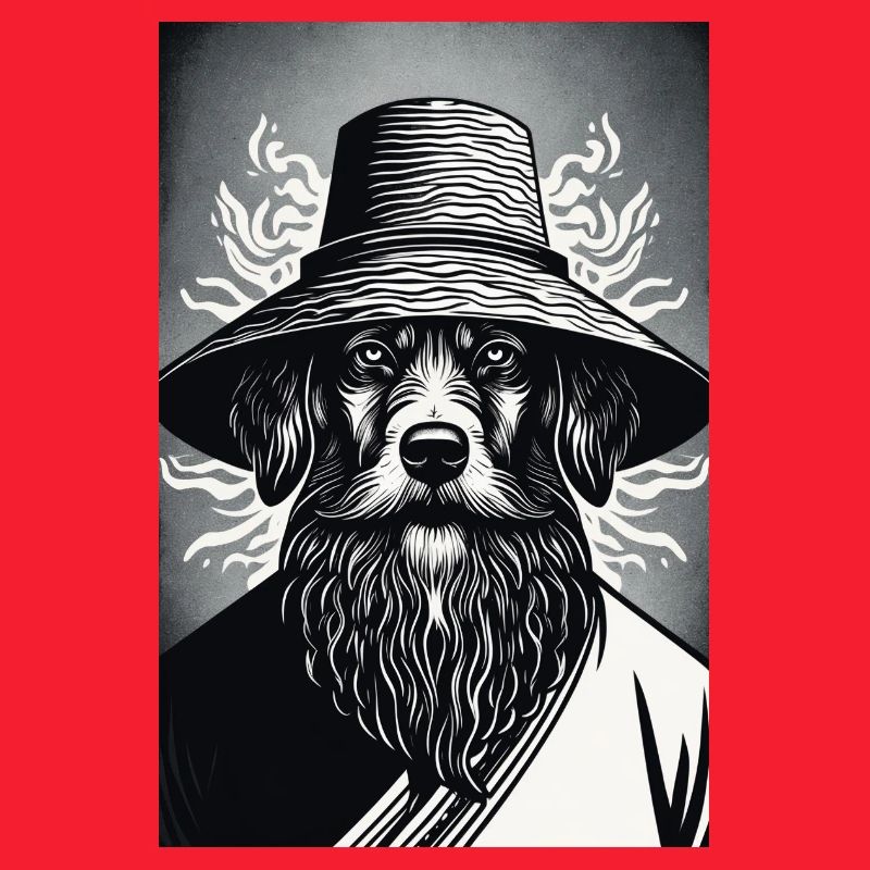 Der wachsame Hund