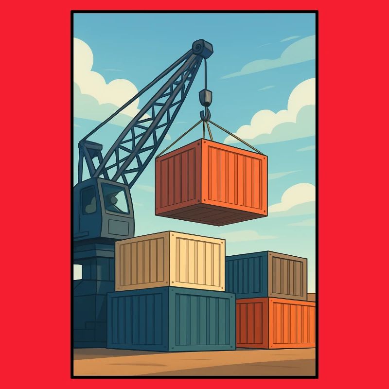 Docker-Transport von Industriecontainern