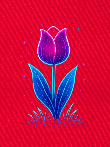 Neon Tulpe