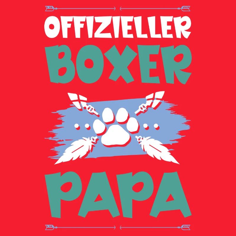 boxer hunde papa