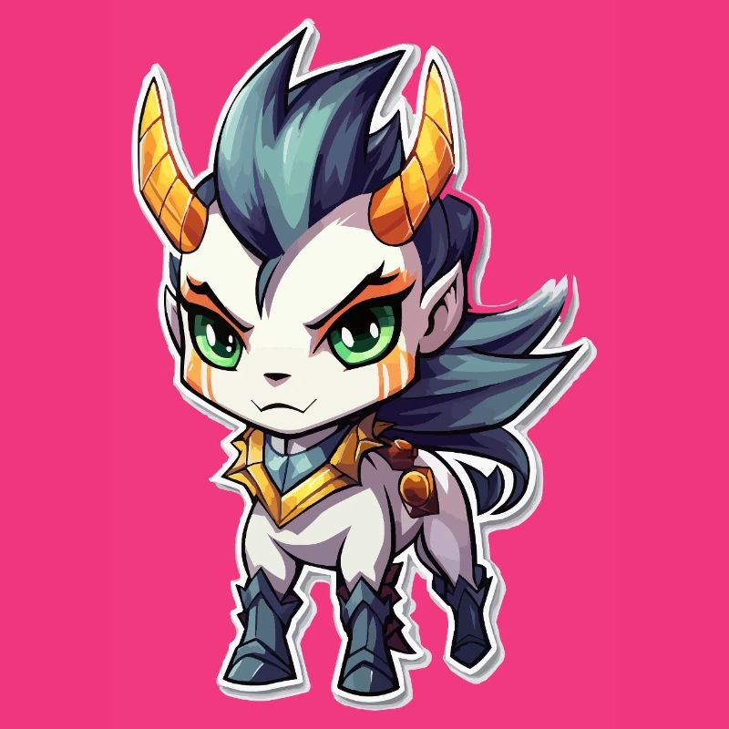 Chibi Dämonenpferd