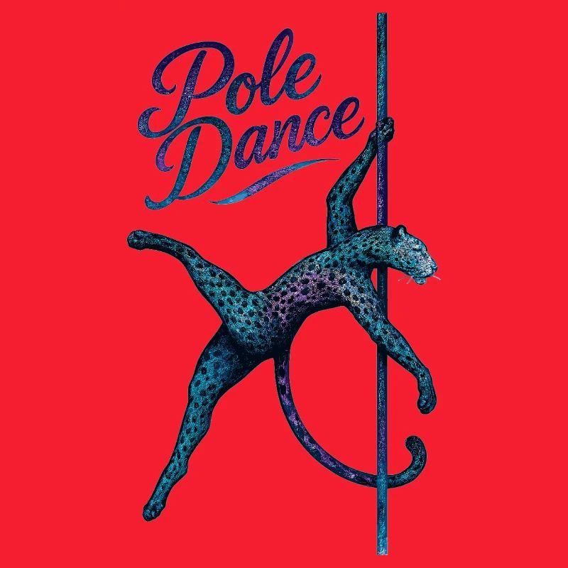 Pole Dance Leopard Pole Dancer Pole Gift