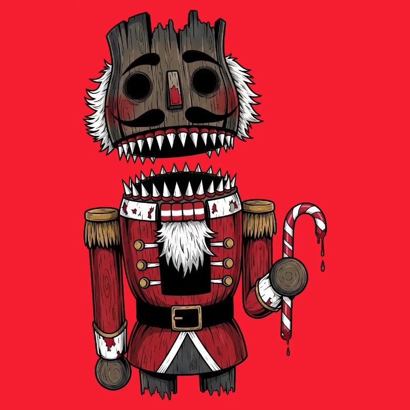 Dark Nutcracker Horror Christmas Gothic
