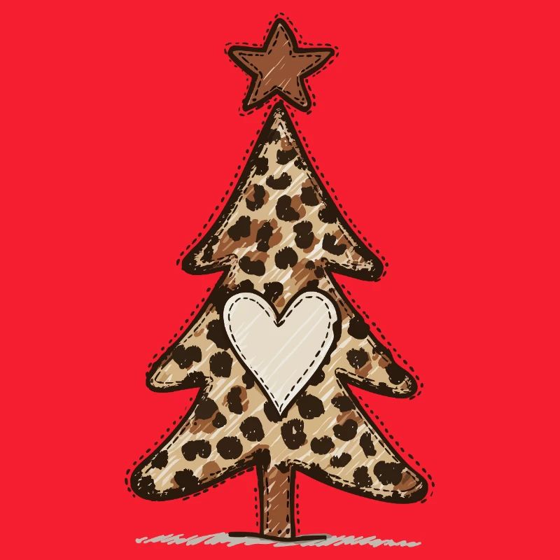 Leoprint Christmas Tree - Leo Pattern