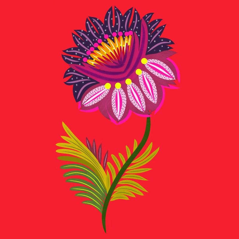 Schöne isolierte Blumen