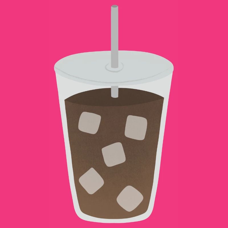 Iced Coffee Cube Pattern