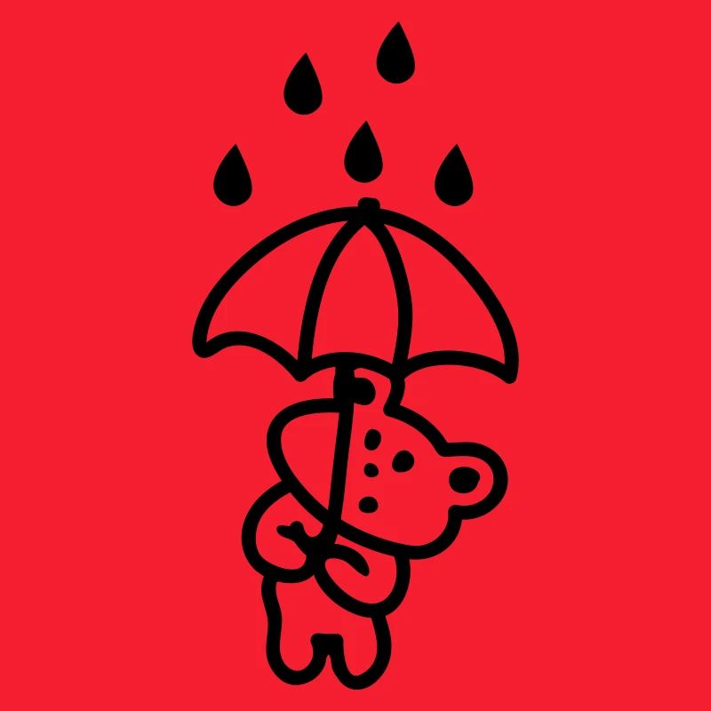 Bear in the Rain - Line