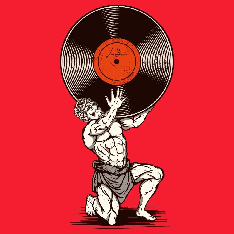 Vinyl-Statue