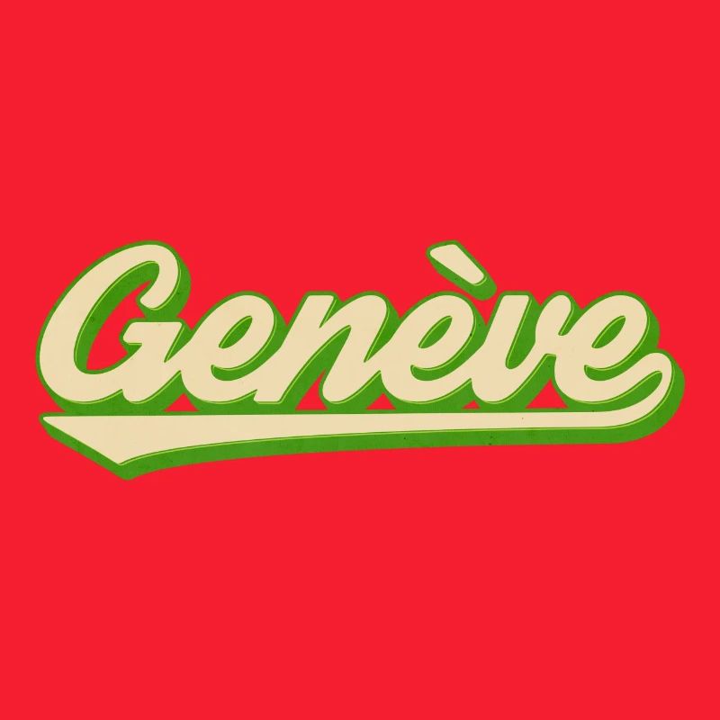 Genève Retro Script Limette