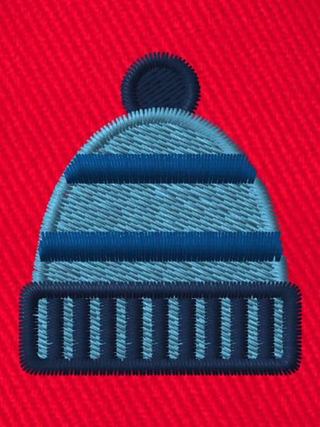 Wintermütze bestickt