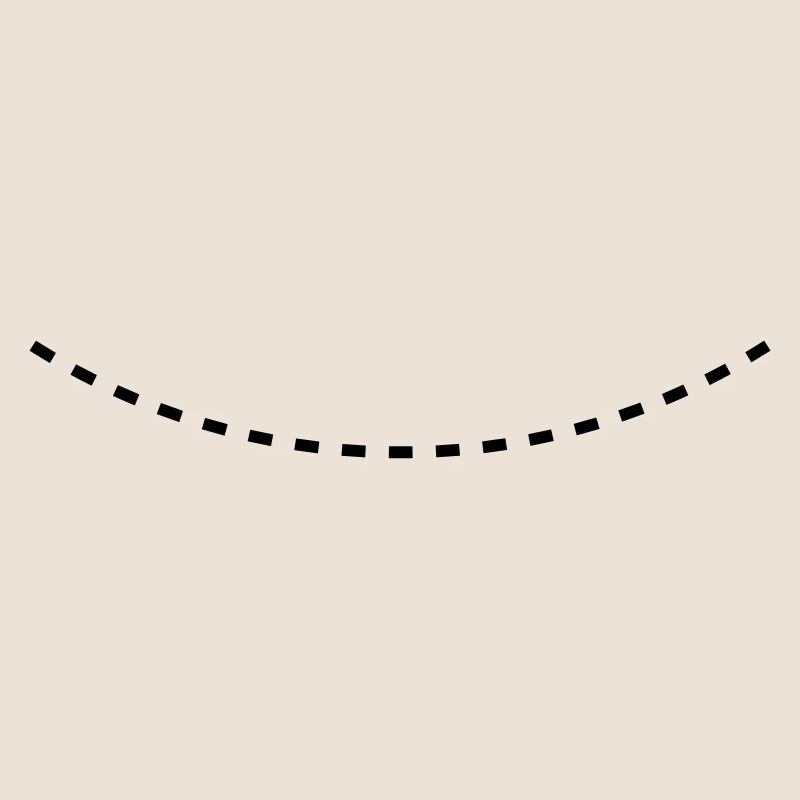Dashed Curved Line