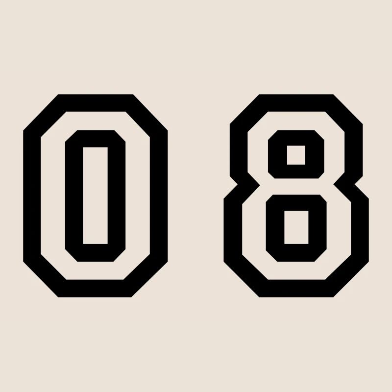 Nummer - 08 - null acht