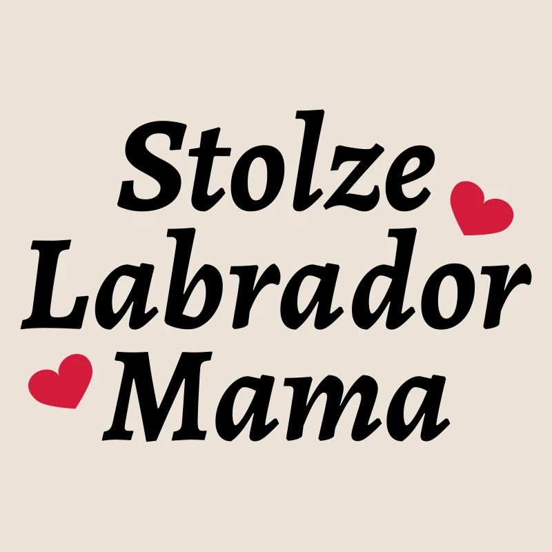 Stolze Labrador Mama