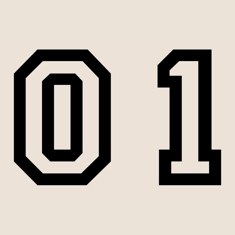 Nummer - 01 - zero one