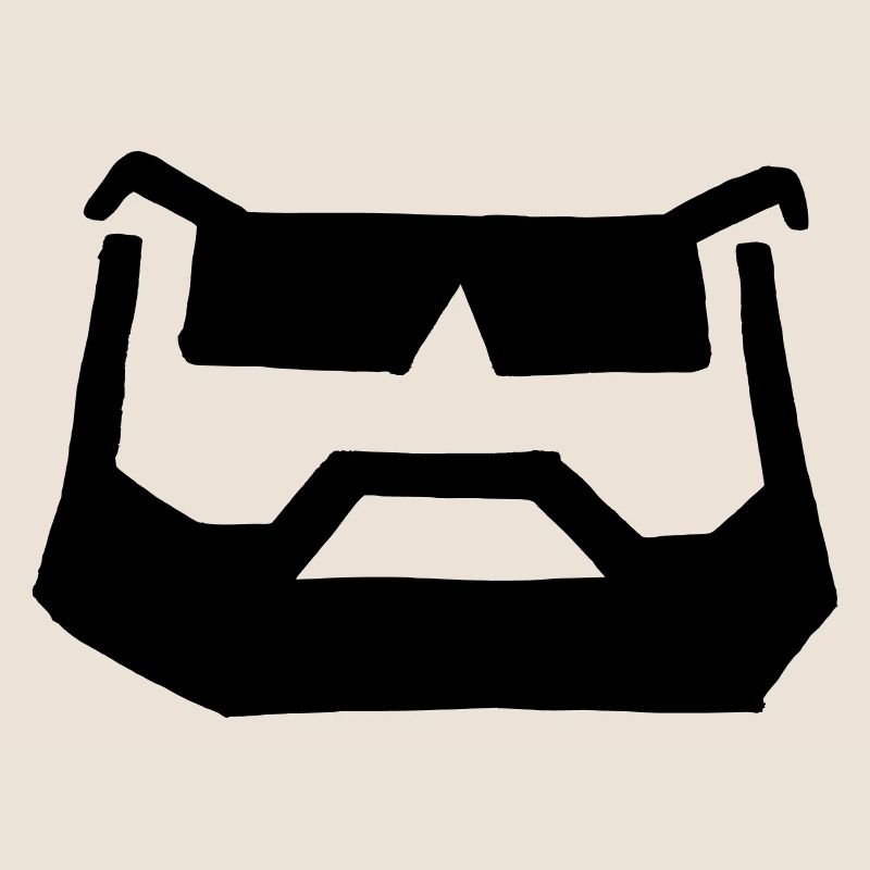 lunettes de barbe
