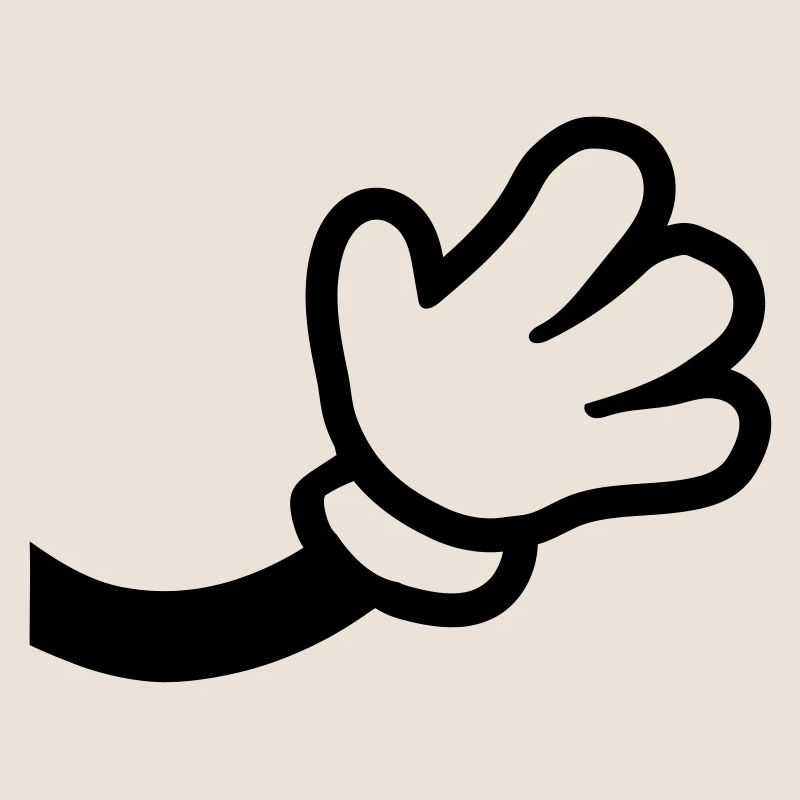 Geste de la main comique