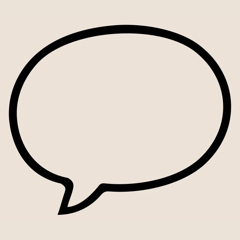 Speech bubble comic design