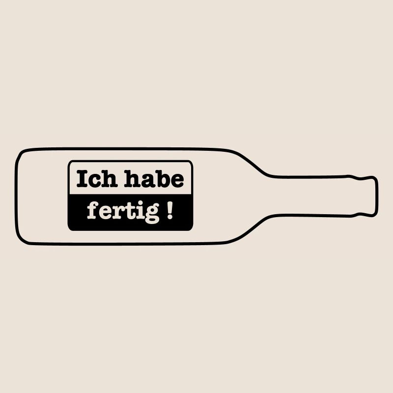 I have done - empty bottle