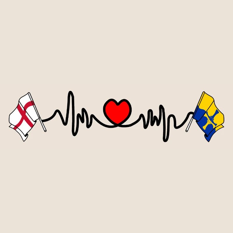 Drapeau de Durham et d’Angleterre