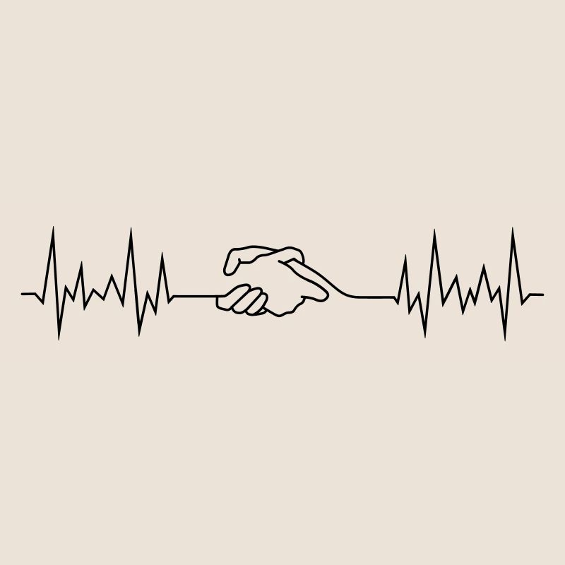 wave peace handshake