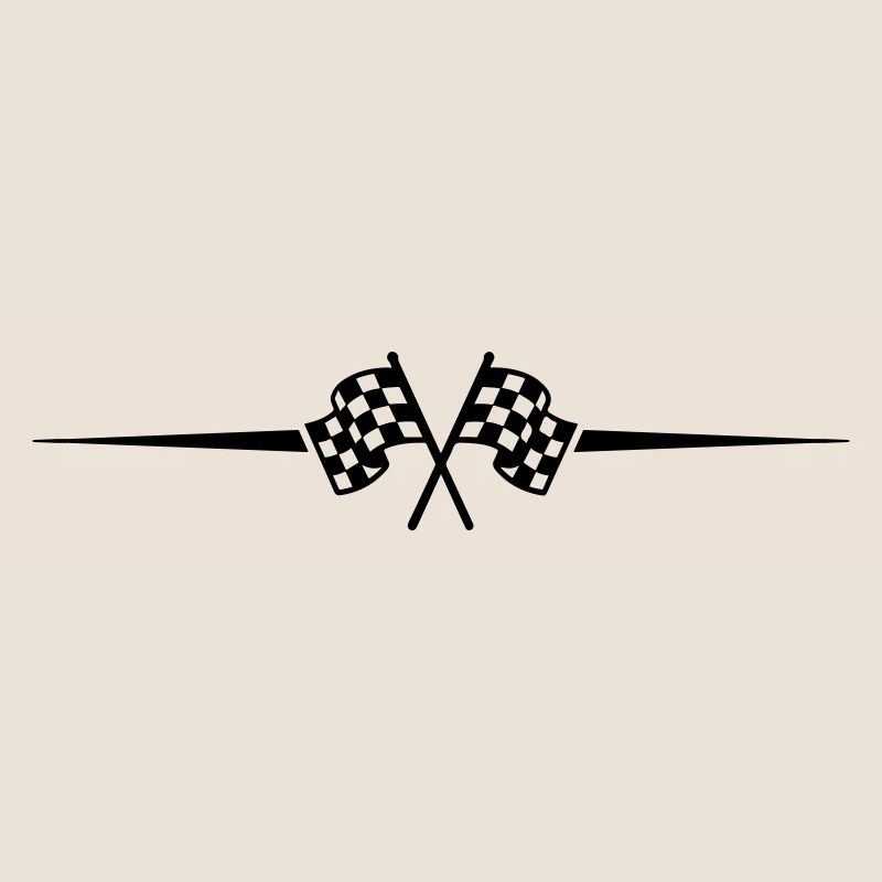 Icône de course de drapeau de course