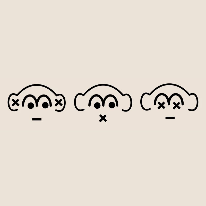 les trois singes