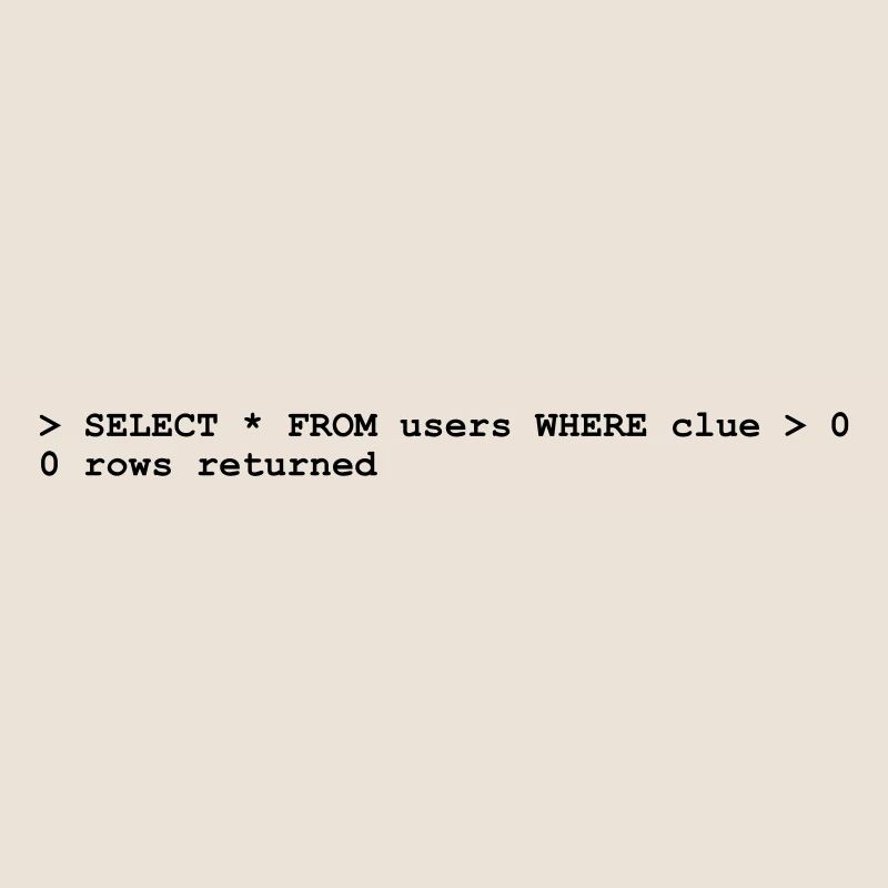 Coder No Clue (1c, NEU)