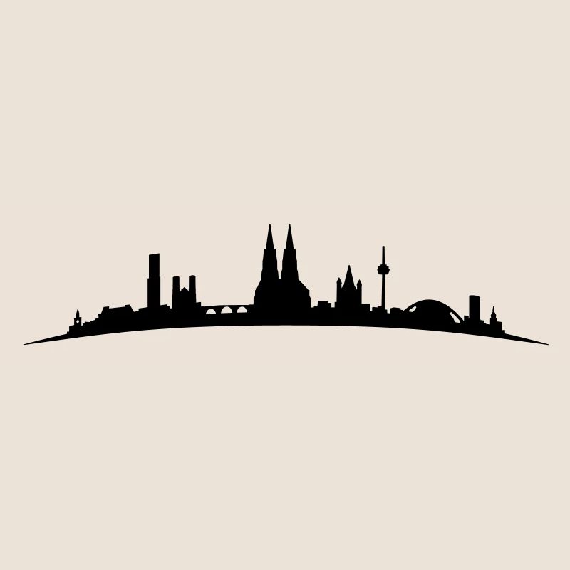Skyline Köln Bogen