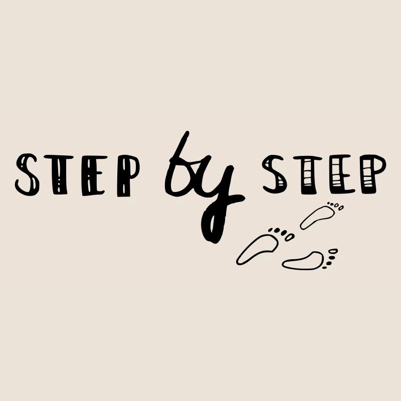 step by step