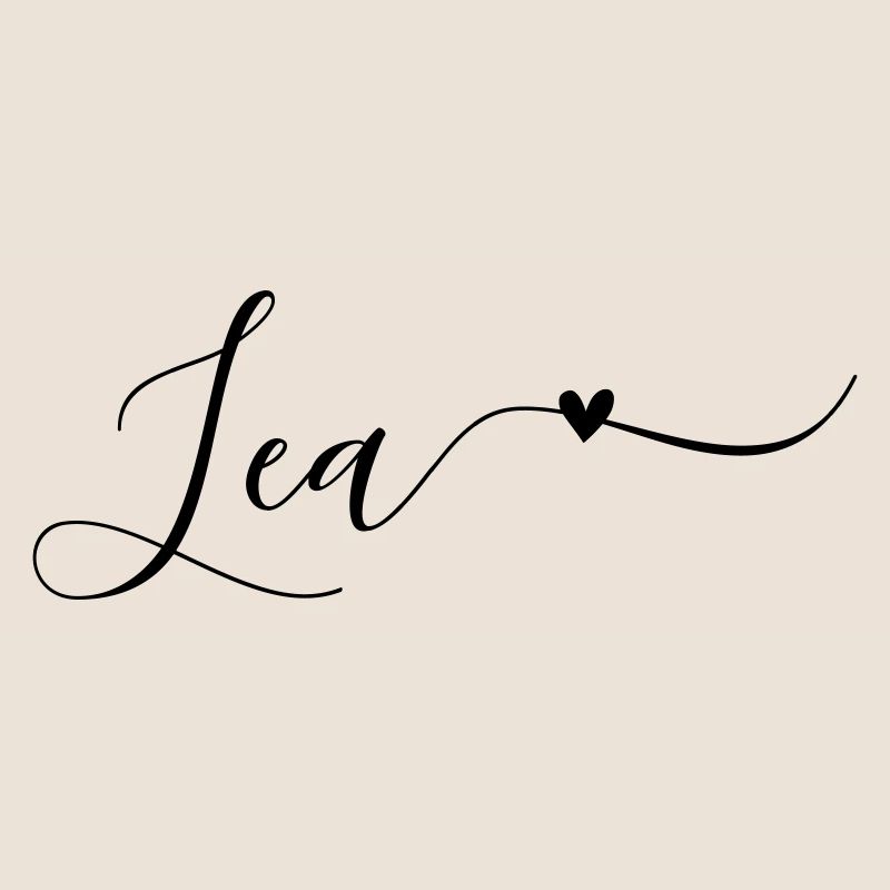 Lea Name First Name Decorative