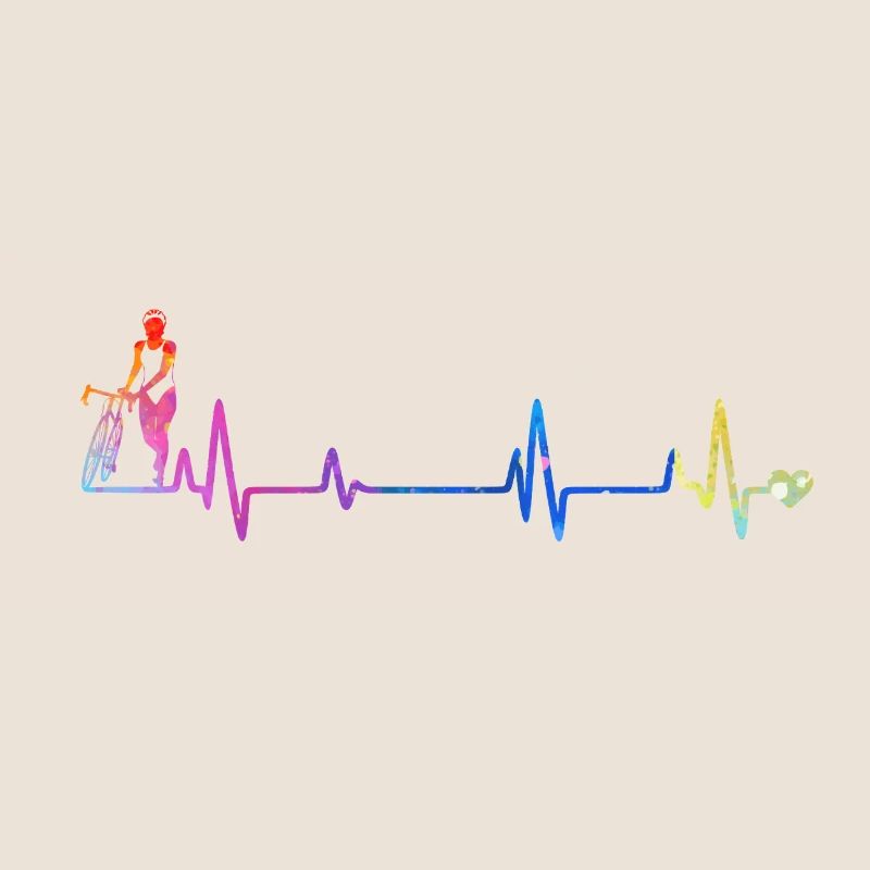 Rainbow Pulse Silhouette