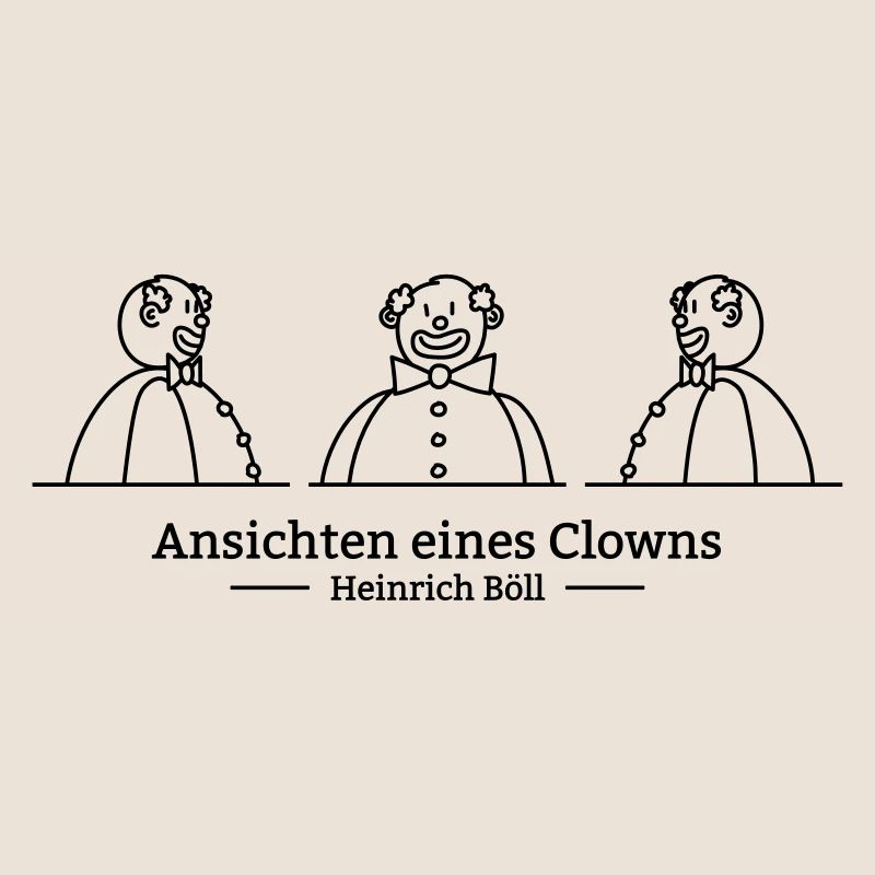 Ansichten eines Clowns (einfarbig)