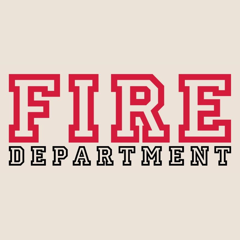 FIRE lettering Department
